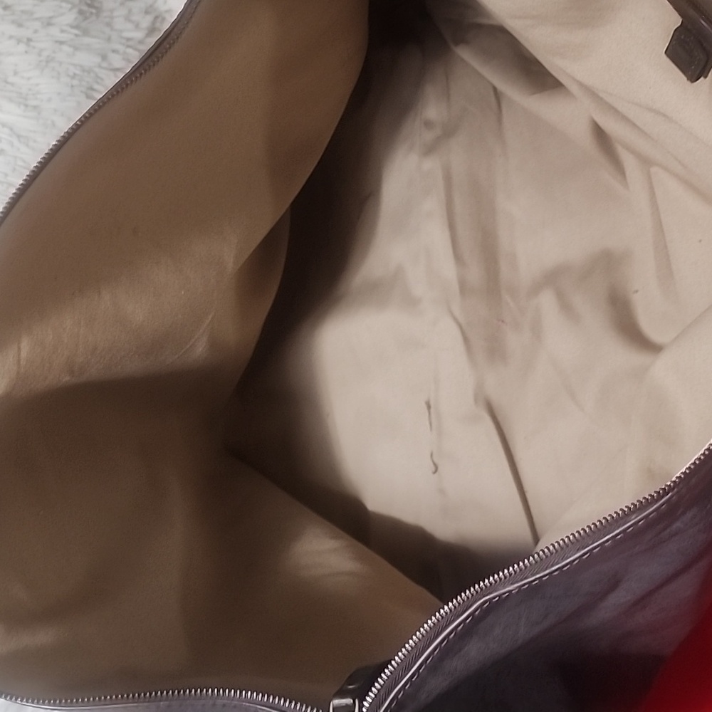 Banana Republic Dark Brown Leather Travel Bag - Picture 5 of 7